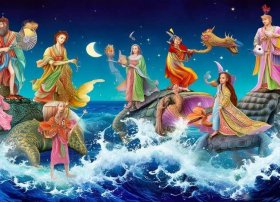 儿童故事八仙过海传说 - 八仙过海(故事)需详细一点的,急用,谢谢!