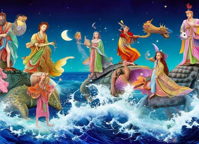 儿童故事八仙过海传说 - 八仙过海(故事)需详细一点的,急用,谢谢!