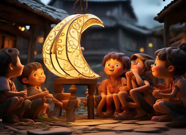 家乡的故事幼儿园教案 - 幼儿园大班语言《月亮船》课件 家乡的故事幼儿园教案 - 幼儿园大班语言《月亮船》课件