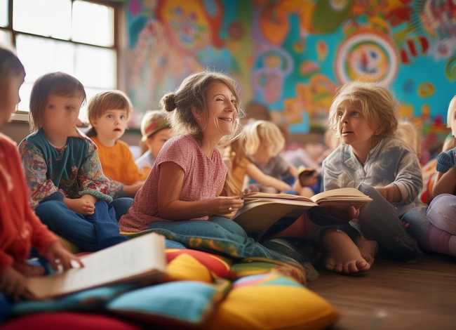 儿童故事朗诵教学 幼儿园生活老师