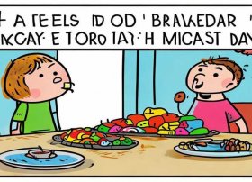 不吃早餐的漫画图、吃早餐的含义是什么