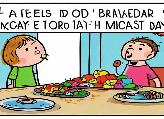 不吃早餐的漫画图、吃早餐的含义是什么 不吃早餐的漫画图、吃早餐的含义是什么