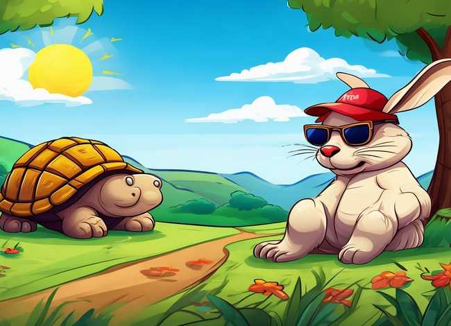 儿童英语动画故事乌龟 中英双语儿童故事-The Tortoise and the Hare 龟兔赛跑