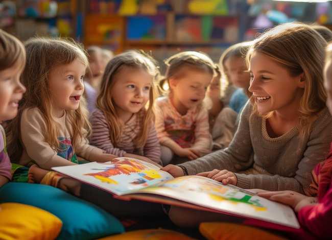 幼儿阅读故事书视频、幼儿园生活老师