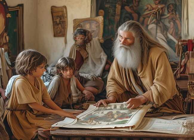 荷马史诗儿童讲解（荷马时代的教育内容以什么什么为主）