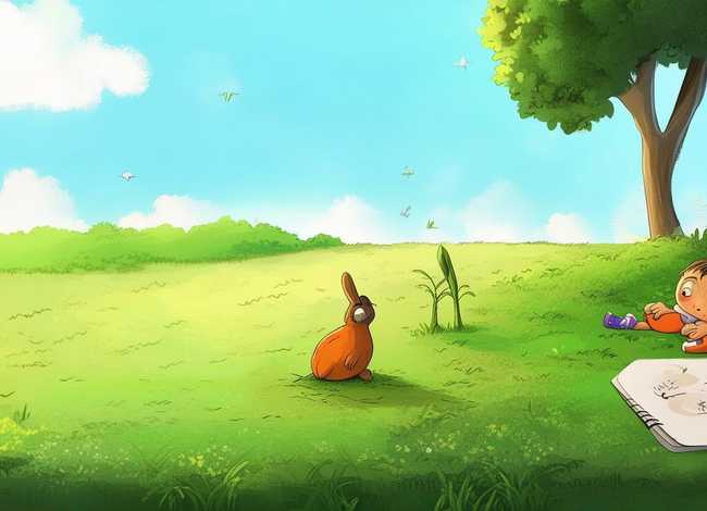 幼儿画成语故事 成语故事守株待兔简笔画 幼儿画成语故事 成语故事守株待兔简笔画