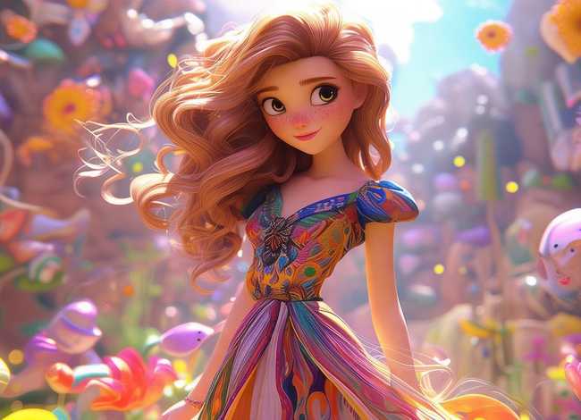 儿童漫画图片 - 漫画人物图片,漂亮女孩,不要Q版