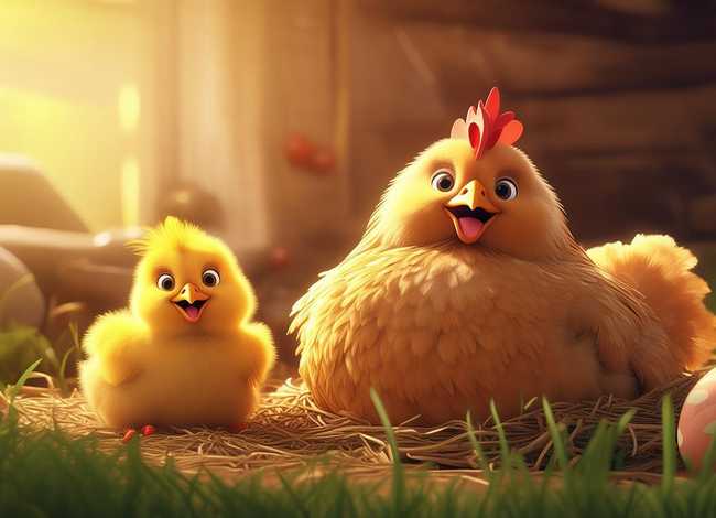 母鸡下蛋的故事（小鸡要去玩,母鸡说要下蛋的故事听过吗求故事）