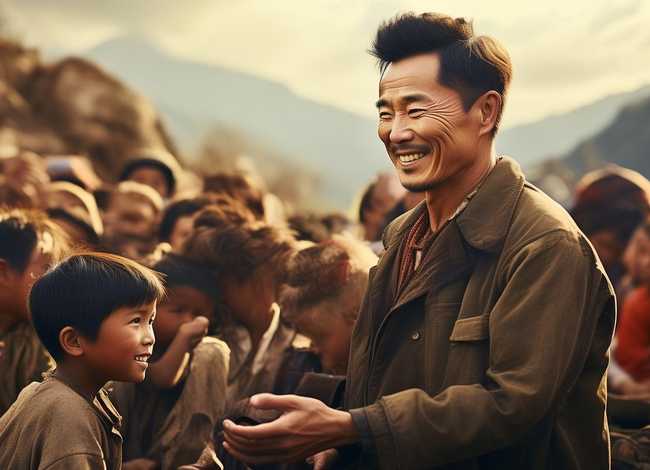 贫困山区儿童图片，丛飞的事迹,要求好人好事,配上图片,外加简短解说