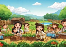 悯农儿童故事情景表演完整版 大班教案《悯农》