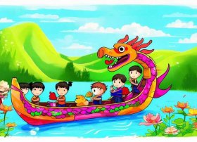 儿童画端午节安康、端午儿童画怎么画简单又漂亮