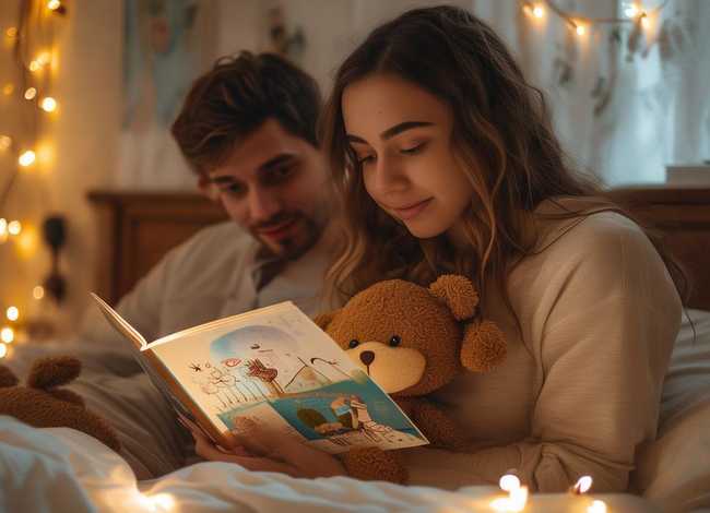 儿童睡前故事我爱你；有没有哄男朋友睡觉的睡前小故事