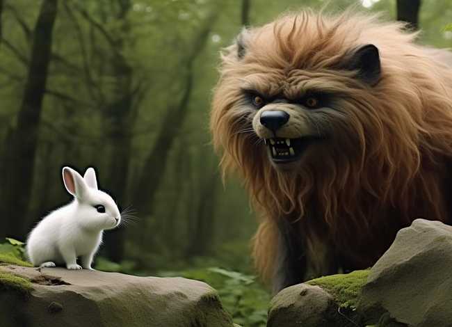 狼和小兔子的童话故事，搜集大灰狼和小白兔的童话故事