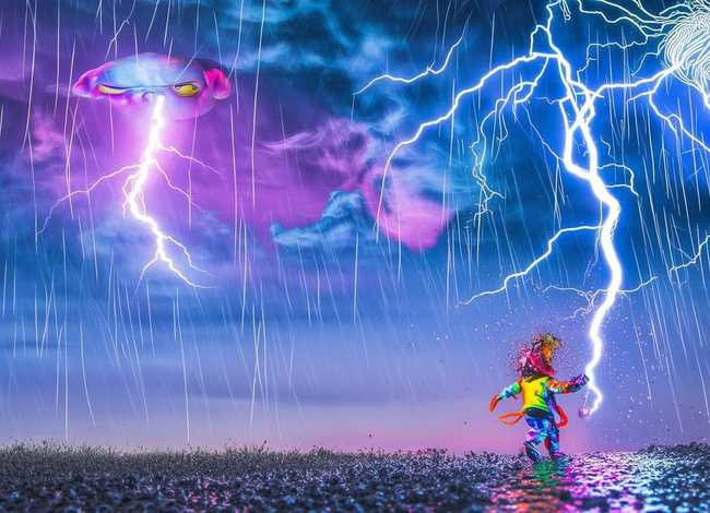 打雷下雨的儿童故事、中班雷公与闪电娘娘教案