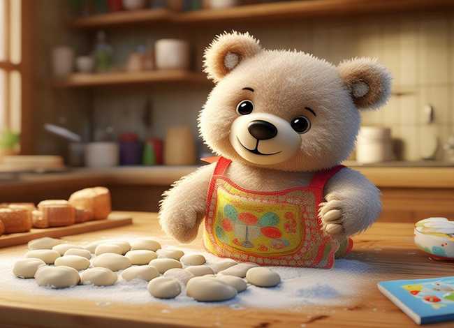 儿童故事机小熊 - 儿童故事-小熊包饺子