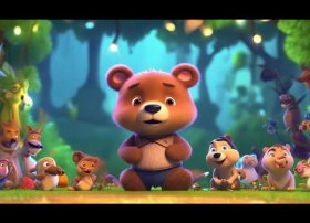 播放动画动物故事、英文电影小学生必看