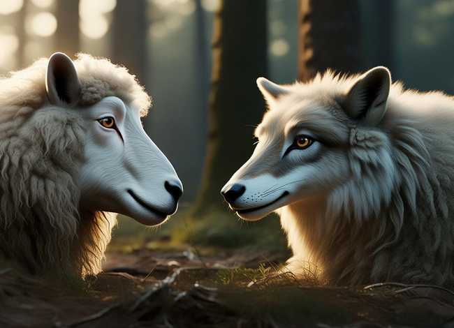 狼和羊的故事完整版 - 一个关于狼和羊的小故事