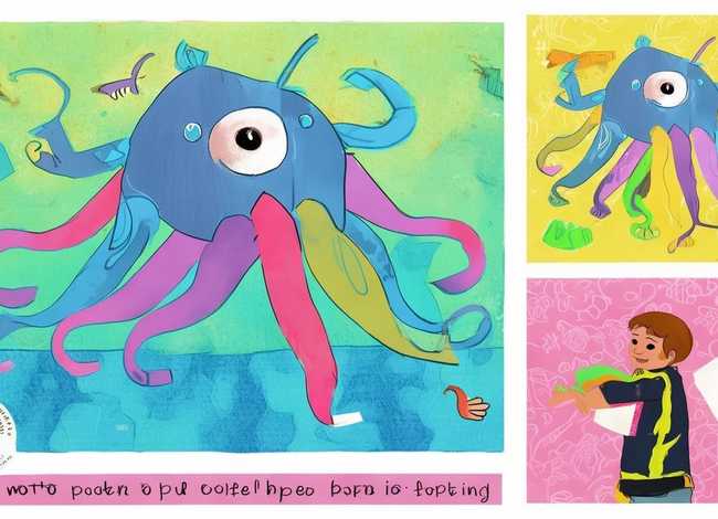 乌贼儿童版 - 怎样用纸折乌贼