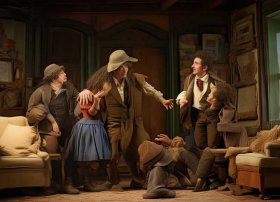 故事表演四人、四个人演的小故事