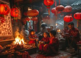 除夕夜小故事（除夕的由来 除夕夜的由来民间故事）