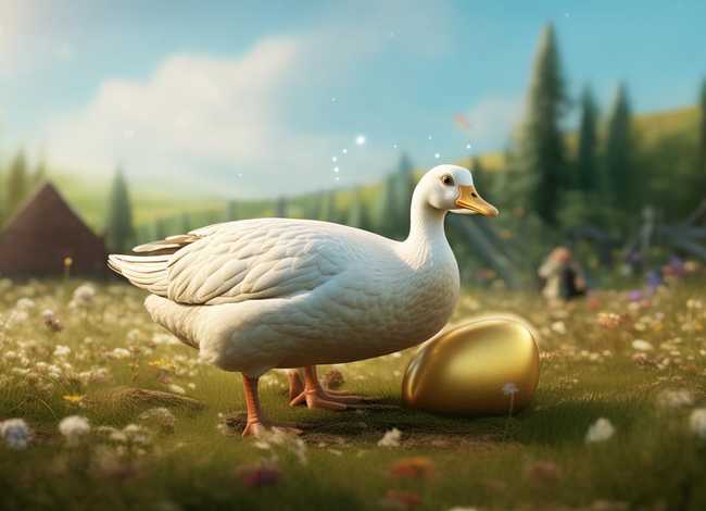鹅的故事怎么写 - 鹅与金蛋的故事