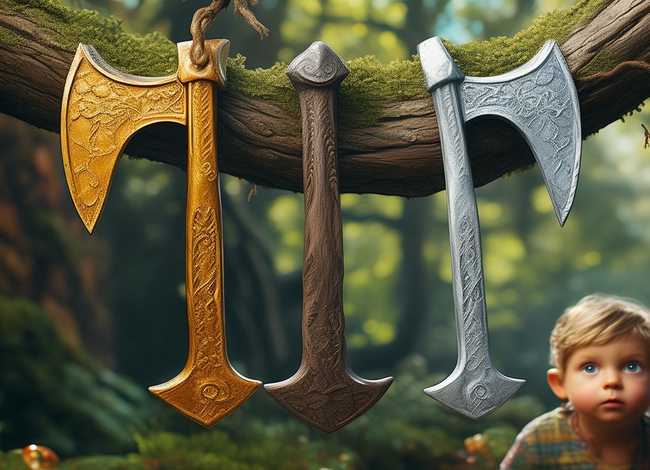 金斧子银斧子和铁斧子的故事视频 金斧子、银斧子和铁斧子