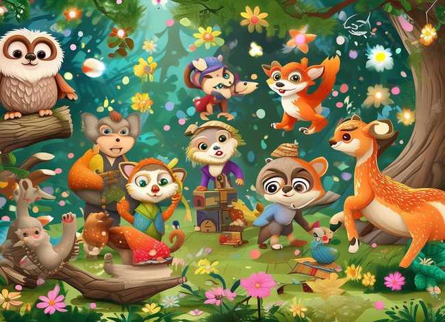 儿童童话故事ppt免费模板、苏教版二下6《谁的本领大》.ppt 儿童童话故事ppt免费模板、苏教版二下6《谁的本领大》.ppt