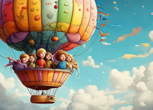 热气球的故事简短儿童；推理的故事(热气球)