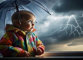 打雷儿童科普、孩子怕打雷怎么办呢