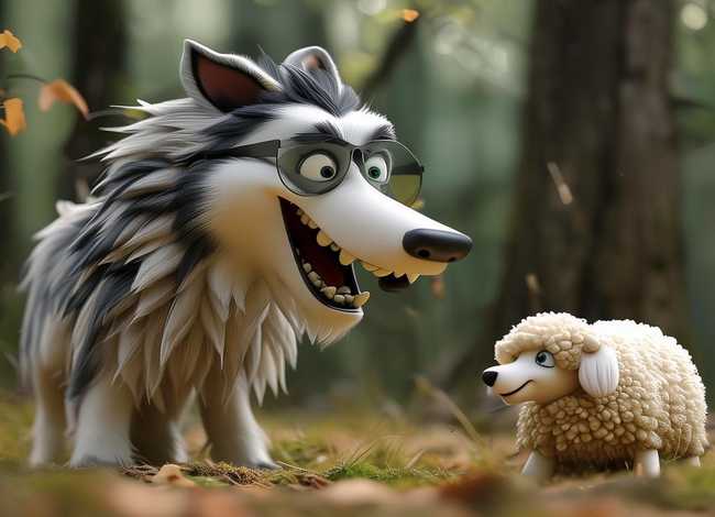 儿童故事狼和小羊完整版，儿童狼吃羊的故事