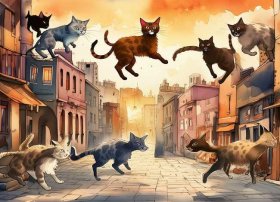 故事《野猫的城市》，【蒙氏阅读(大一班)诗歌内容】 蒙氏诗歌