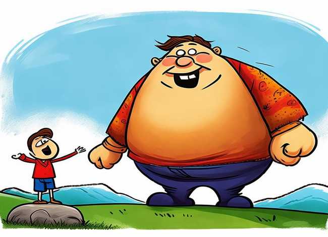 小朋友故事画 - 大大大和小小小历险记简笔画 小朋友故事画 - 大大大和小小小历险记简笔画