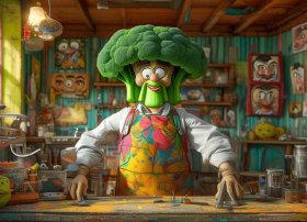 理发的绘本故事；绘本分享022-敢于创新、打破常规思维绘本《西兰花先生的理