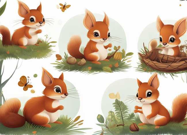 儿童故事睡前故事视频;儿童睡前故事一则-三只松鼠的独立生活 儿童故事睡前故事视频;儿童睡前故事一则-三只松鼠的独立生活