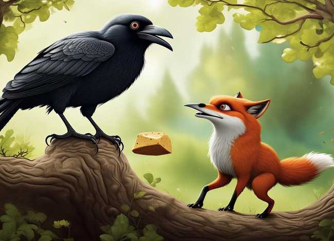 亲子故事乌鸦和狐狸的故事、小学《乌鸦与狐狸》原文 亲子故事乌鸦和狐狸的故事、小学《乌鸦与狐狸》原文