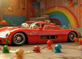 小汽车幼儿故事，宝宝睡前故事一辆不听话的小汽车