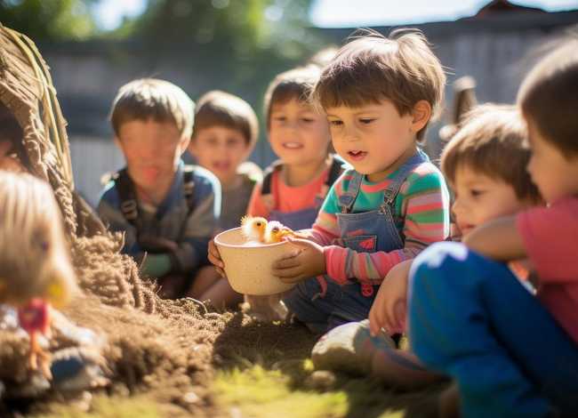 看图写故事幼儿园 - 幼儿园看图说话故事救小鸡