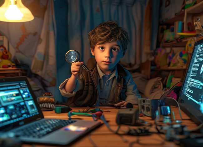 儿童探案小故事（小福尔摩斯迷题探案故事-黑客惊魂事件基本信息）