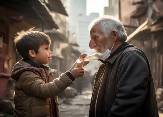 小男孩帮拾荒老人戴口罩故事 - 疫情带给我们的启示作文600字十篇 小男孩帮拾荒老人戴口罩故事 - 疫情带给我们的启示作文600字十篇