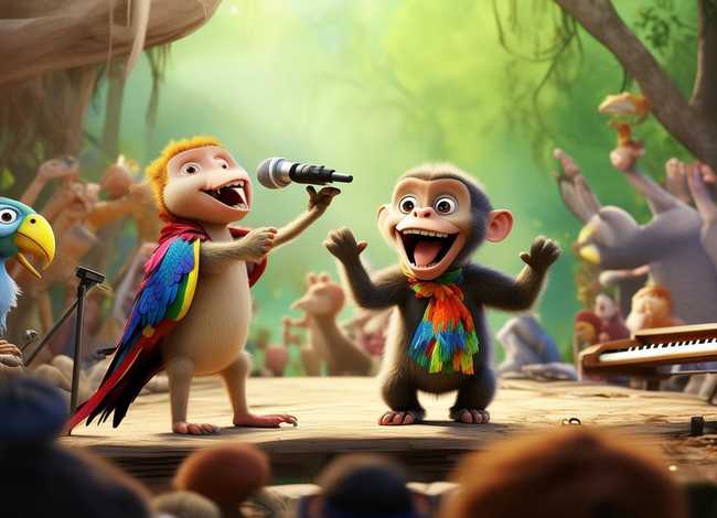 唱歌比赛故事视频、动物歌唱比赛写作文