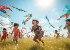 儿童放风筝古诗词 儿童放风筝的古诗