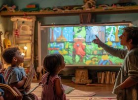 儿童故事ppt讲解（木偶奇遇记青少年儿童读书分享会ppt）