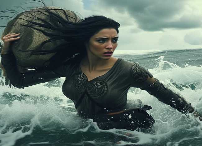 神话故事图片插图，中国经典神话故事-精卫填海