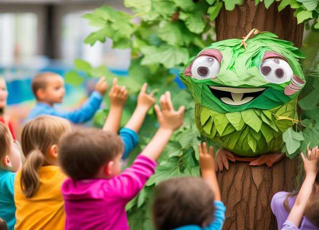 儿童故事叶子鸟；幼儿园大班语言公开课教案