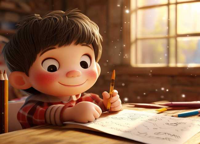 潮汕话儿童故事书0-3岁早教，书信格式,给爸爸的一封信,以我的诚信故事为主题,作文