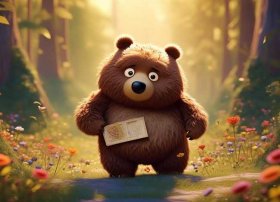 有插图的小故事、绘本故事《迷路的大熊》全文内容