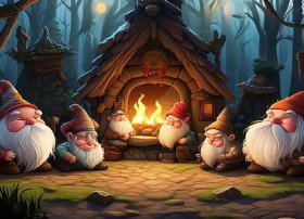 故事小矮人的故事 - 七个小矮人的故事