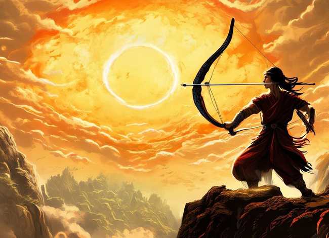 后羿射日绘本故事 【文学名著·绘本】中国民间故事《后羿射日》 后羿射日绘本故事 【文学名著·绘本】中国民间故事《后羿射日》