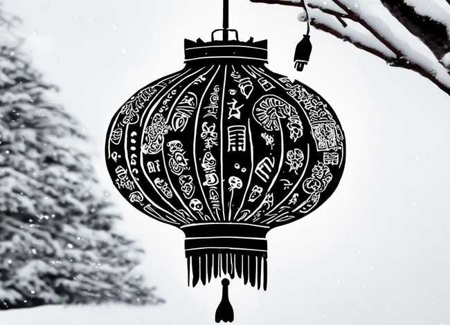 儿童黑白绘画作品(黑白插画灯笼-新年的画怎么画一等奖) 儿童黑白绘画作品(黑白插画灯笼-新年的画怎么画一等奖)