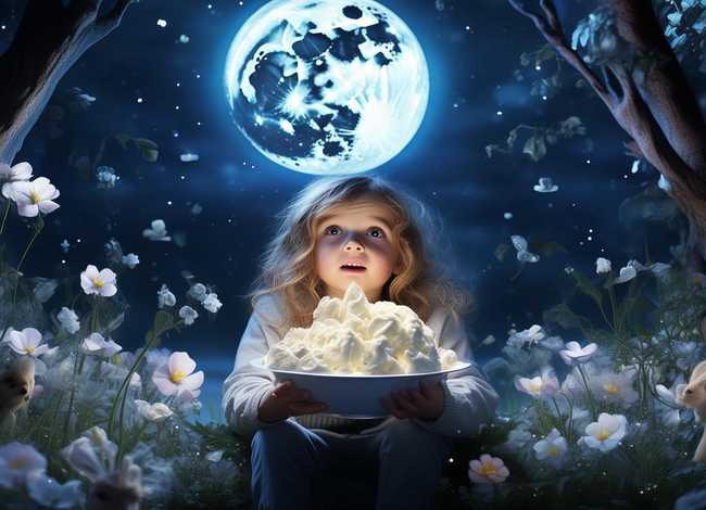 有关月亮的儿童故事绘本、【绘本时间《月亮冰激淋》】 有关月亮的儿童故事绘本、【绘本时间《月亮冰激淋》】